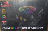 FONTE ATX 750W RGB REDRAGON FULL MODULAR 80 PLUS BRONZE