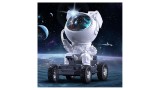 LUMINARIA PROJETOR ASTRONAUTA  LED LASER ESPAÇO GALAXIA LUNAR ROVER