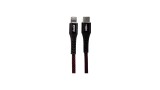 CABO DE DADOS IPHONE LIGHTNING PARA TIPO C ELITE COCA COLA 1.2M PRETO IWILL 2101