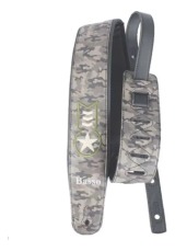 CORREIA ALÇA DE INSTRUMENTO CLA 11 EXERCITO CAMUFLADO COURO SINTÉTICO BASSO