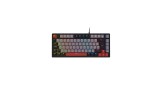 TECLADO GAMER MECANICO PCYES KIRIN PRETO VULCAN RGB PTKR75RD SWITCH VERMELHO 252542