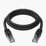 CABO DE REDE CAT6 RJ45 BLINDADO PRETO 5M LOTUS CAT605