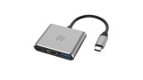 HUB  USB TIPO-C 3 EM 1 COM HDMI E USB 3.0  POWER DELIVERY 100W  MULTILASER  - AC446