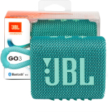 CAIXA DE SOM JBL 4.2W GO3 BLUETOOTH/AUX VERDE CIANO