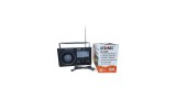 RADIO AM/FM/USB/SD/TF COM BATERIA RECARREGAVEL LELONG LE-609