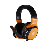 FONE DE OUVIDO HEADSET GAMER WILD XBOX ONE/ PS4 / PC / PS5 OEX HS411 LARANJA / PRETO