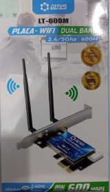 PLACA WIRELESS PCI-E 600MBPS DUAL BAND BLUETOOTH  LOTUS LT-600M