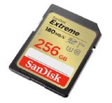 CARTÃO DE MEMORIA SD SANDISK 256GB EXTREME  180MB