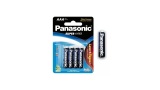 PILHA PANASONIC AAA  COMUM  SUPER HYPER  CARTELA COM 4