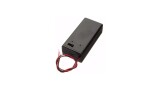 SUPORTE BATERIA 9V FECHADO COM CHAVE ON - OFF