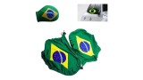 MASCARA BANDEIRA BRASIL PARA RETROVISOR COM 2 PCS