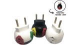 ADAPTADOR TOMADA BOLA 4 SAIDAS 10A E 20 A