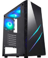 GABINETE GAMER KMEX KRATOS 3 CG-50TP PRETO