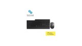 KIT MOUSE E TECLADO SEM FIO WIRELESS 2.4 GHZ RAPOO RA005 8200T PRETO MULTILASER