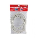 ORGANIZADOR DE CABOS 12MM BRANCO 1.5M FORCE LINE