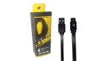 CABO MICRO USB USB A MACHO 5GB FLAT 1.20 M PRETO 018-0042