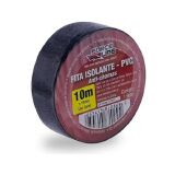 FITA ISOLANTE PVC ANTI CHAMAS PRETA 10M FORCE LINE