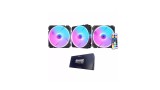 KIT COOLER 3 FANS RGB GAMING MASTER SUPER STORM AACA