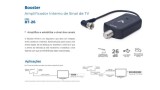 AMPLIFICADOR DE SINAL DE ANTENA 26DB AQUARIO BT-26