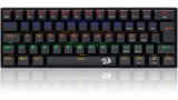 TECLADO MECANICO RGB REDRAGON LAKSHMI K606R ABNT2 SWITCH MARROM