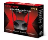 ROTEADOR MERCUSYS GIGABIT DUAL BAND 2.4 5GHz AX 3000 WI-FI 6 EASY MESH - MR80X