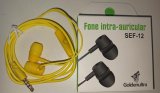 FONE DE OUVIDO  INTRA AURICULAR GOLDENULTRA SEF-12