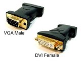 ADAPTADOR DVI FEMEA  X VGA MACHO