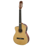 VIOLAO ELETROACUSTICO NYLON SC200C CANHOTO STRINBERG NATURAL SATIN