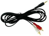 CABO P2  X  2 RCA MACHO BRANCO VERMELHO 1,5M