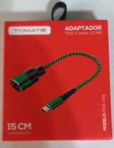 ADAPTADOR  TIPO C PARA 2 P2 FEMEA   15CM TOMATE MCB-043