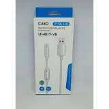 CABO DE DADOS USB PARA MINI USB COM FILTRO V3 1,5M BRANCO IT BLUE LE 4019