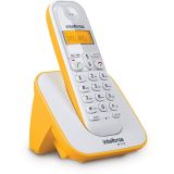 TELEFONE SEM FIO INTELBRAS TS3110 ID CHAMADAS BRANCO E AMARELO