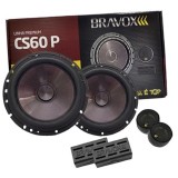 KIT 2 VIAS BRAVOX 2 ALTO FALANTE 6 + 2 TWEETER CS60P