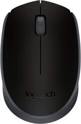 MOUSE SEM FIO LOGITECH M170 PRETO/CINZA