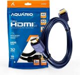 CABO HDMI 2.0 AQUÁRIO 4K 2 METROS- PONTA BANHADA A OURO