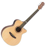 VIOLAO ELETROACUSTICO AÇO FOLK STRINBERG LE30C NS LONDON SATIN