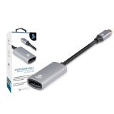 ADAPTADOR CONVERSOR USB TIPO C MACHO X DISPLAYPORT DP FEMEA CHIP SCE ATC-05