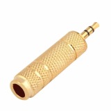 ADAPTADOR DOURADO P10 FEMEA P2 MACHO STEREO DREAMER