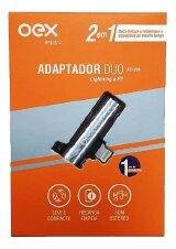 ADAPTADOR LIGHTNING IPHONE PARA P2 FONE DE OUVIDO OEX AD200