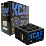 FONTE ATX FULL RANGE 500W AEROCOOL KCAS 80 PLUS BRONZE PFC ATIVO