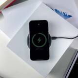 FAST WIRELESS CHARGER CARREGAMENTO POR INDUÇÃO SEM FIO 15W PRETO IWILL 2072