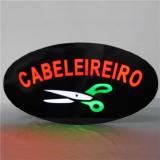 PLACA LED CABELEIREIRO EFEITO NEON