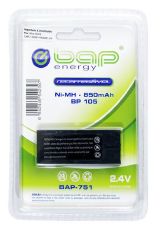 BATERIA 2.4 850MAH BP 105  BAP-751