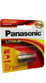 BATERIA PANASONIC CR123A LITHIUM