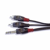 CABO SANTO ANGELO P10 MACHO ESTEREO X 2 RCA AC6 2 M