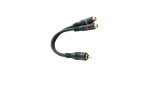 CABO ADAPTADOR 2RCA FEMEA X 1RCA MACHO