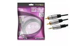 CABO DE AUDIO P2 X RCA 2 METROS SOUND PERFORMANCE CHIPSCE 018-0702