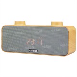 CAIXA DE SOM JONTER 10W BLUETOOTH RADIO RELOGIO