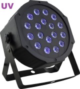 CANHÃO REFLETOR 18 LEDS LUZ NEGRA