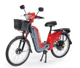 BICICLETA ELETRICA HAWK HW03 VERMELHA 500W - BATERIA 48V 112A  45 KM AUTONOMIA